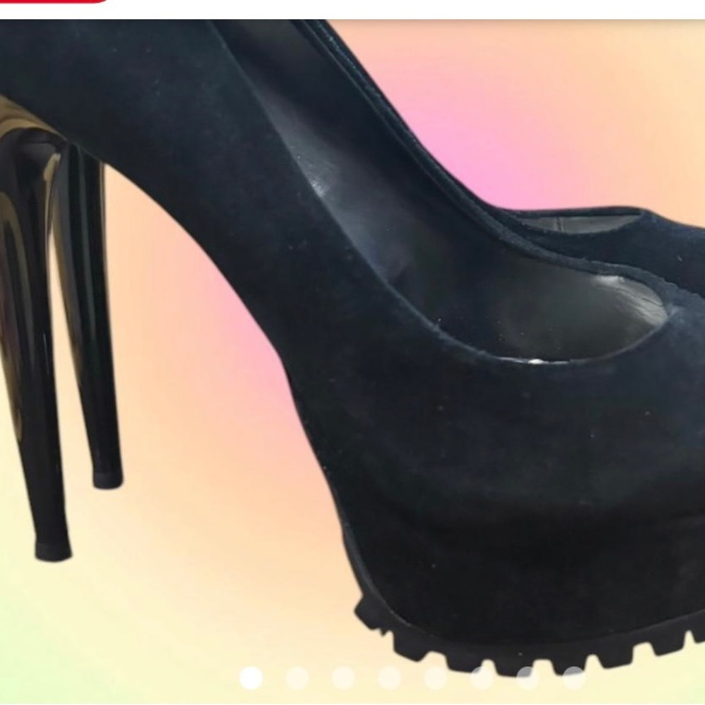 Elegant Black Women's Heels NWOB - Picture 3 of 5
